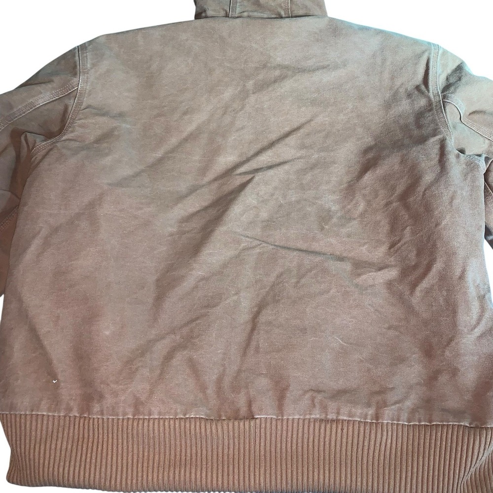 Vintage Carhartt Hooded Jacket J130‎ BRN Brown Size XL Nice Condition Light Wear - Picture 12 of 15